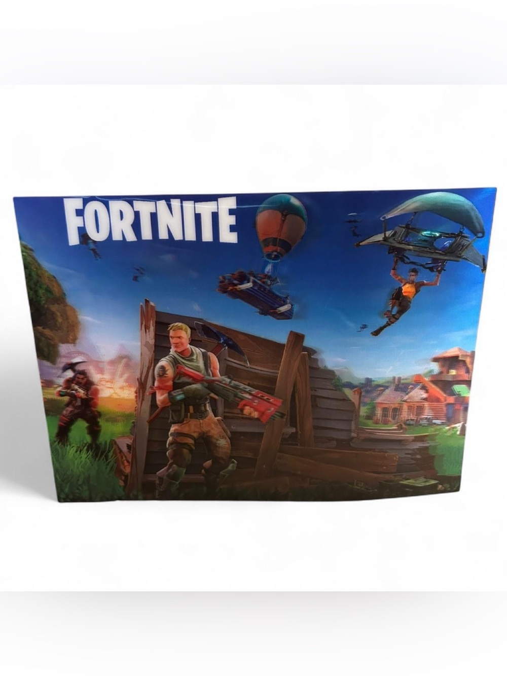 Fortnite 3D Lenticular Hologram Poster Battle Royale Gaming Wall Art Vintage
